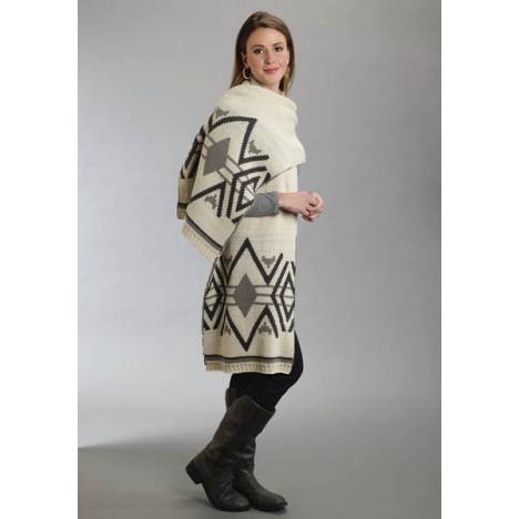 Stetson Ladies Fall III Aztec Pattern Intarsia Scarf