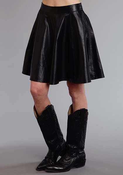 Stetson Ladies Smooth Lamb Leather Circle Skirt Stetson Ladies Smooth Lamb Leather Circle Skirt