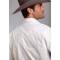 Stetson Mens Optic Poplin Long Sleeve Shirt - White