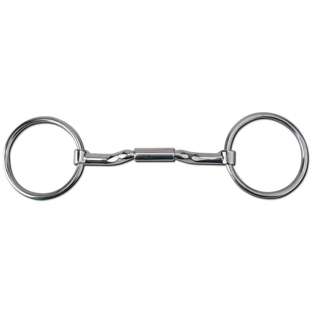 Myler Level 2-3 Loose Ring 14mm Forward Tilted Port Snaffle Bit