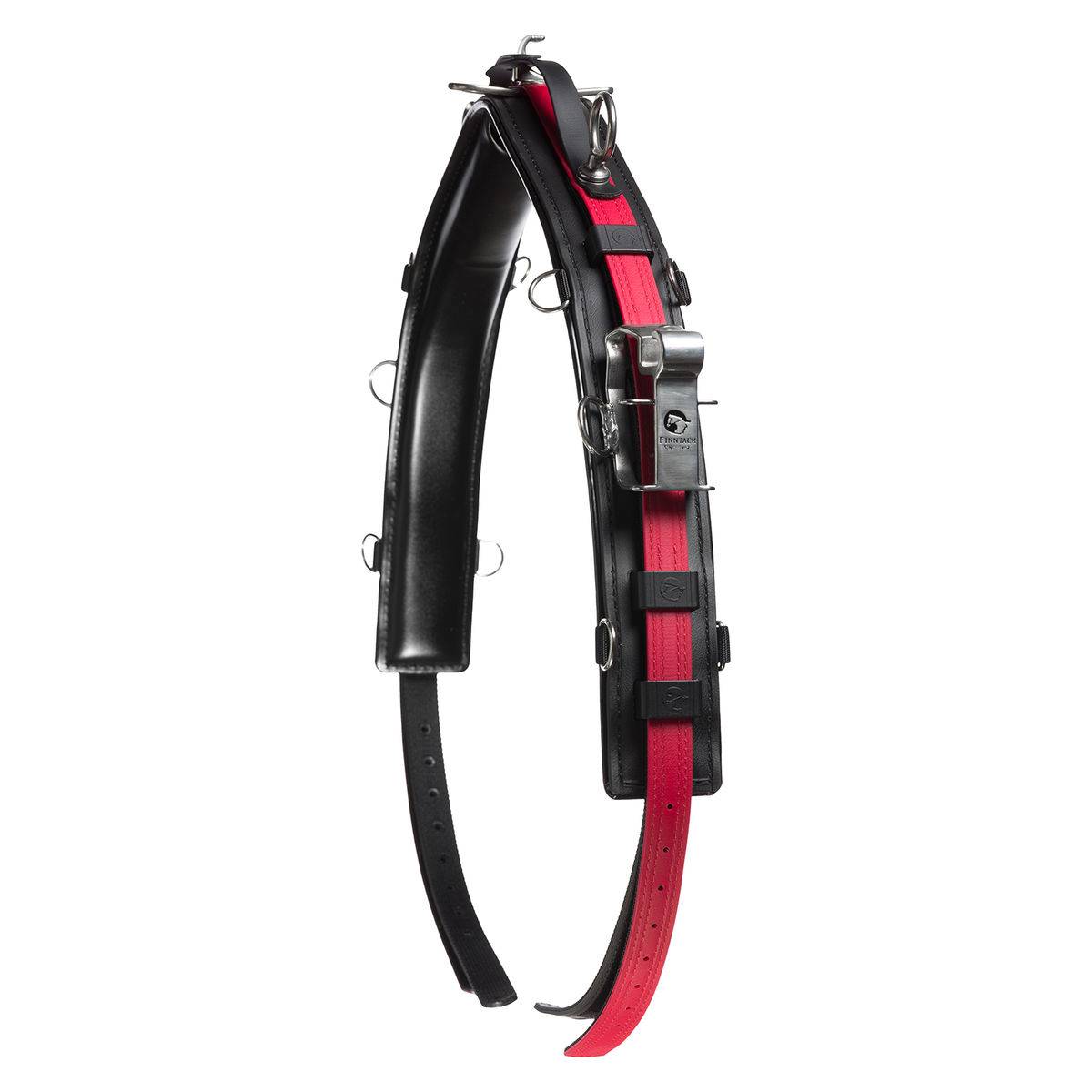 11224-RE Horze QH Saddle Pro with Head Pole Straps-Syntheti sku 11224-RE