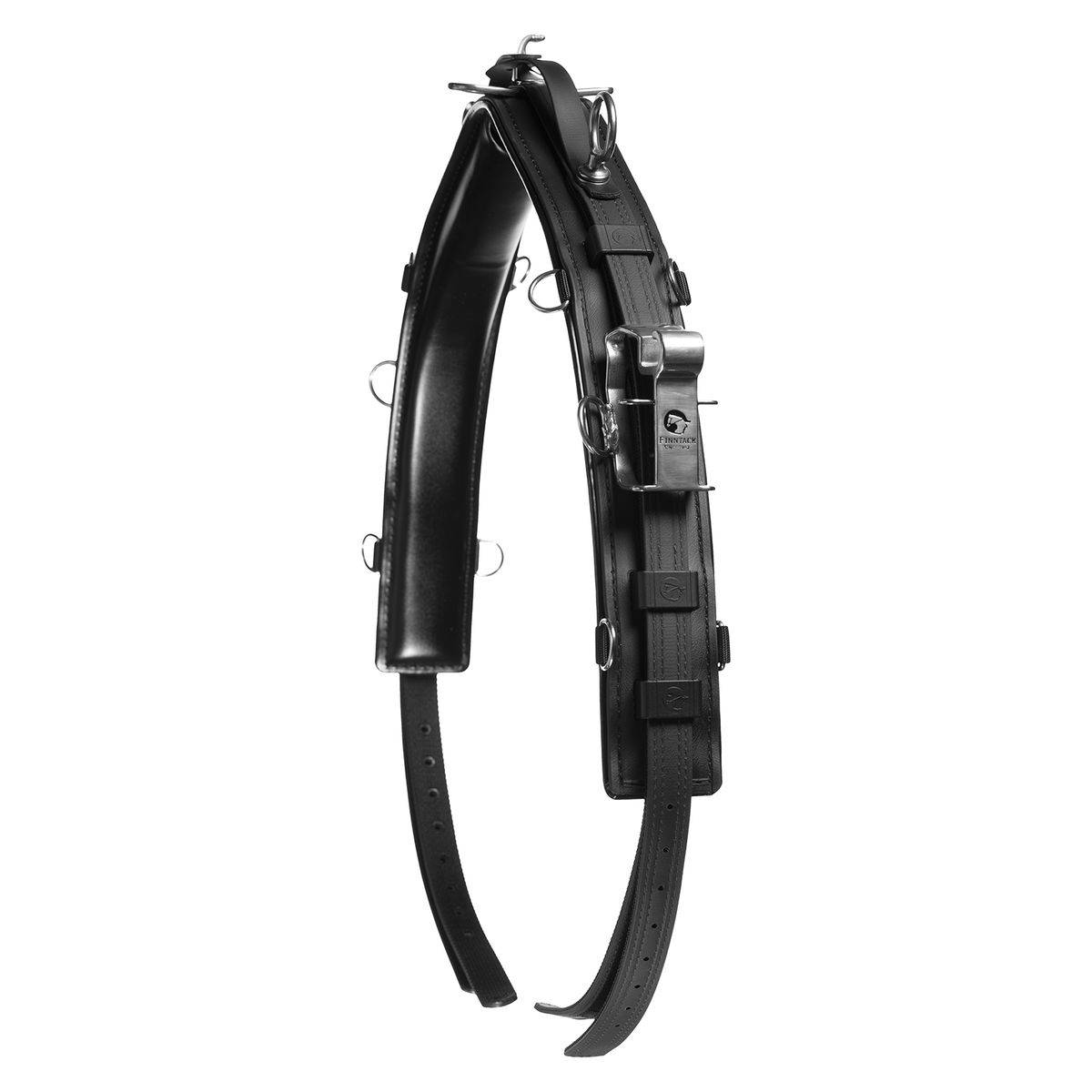 Horze QH Saddle Pro with Head Pole Straps-Synthetic
