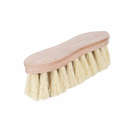 Horze Wood Back Firm Brush-Natural Bristles - 2 Inch