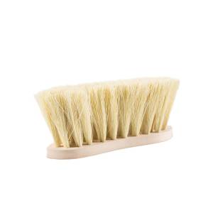 Horze Wood Back Firm Brush with Natural Bristles - 8 Cm