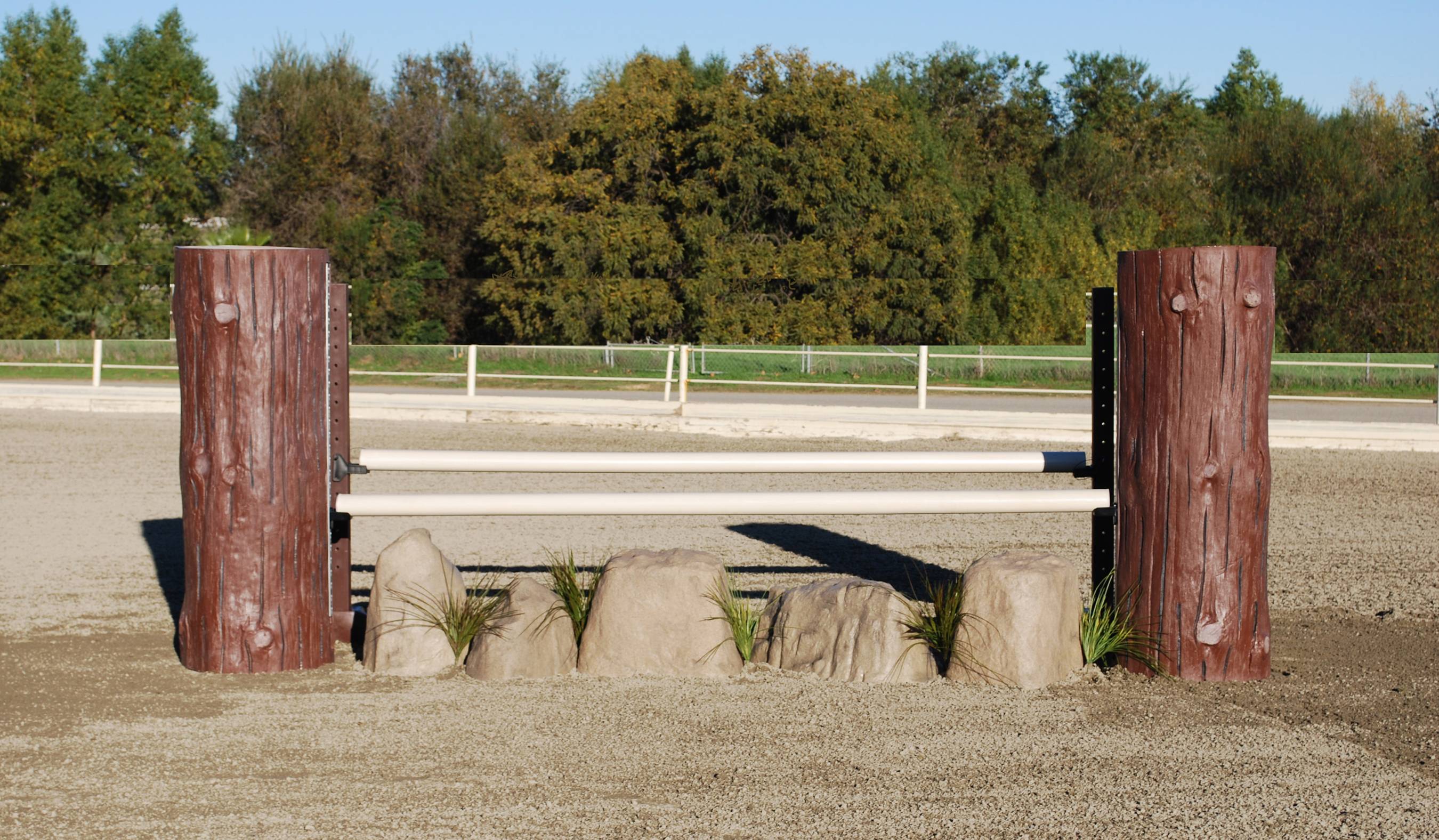 Burlingham Sports Log Wing Standards - Pair