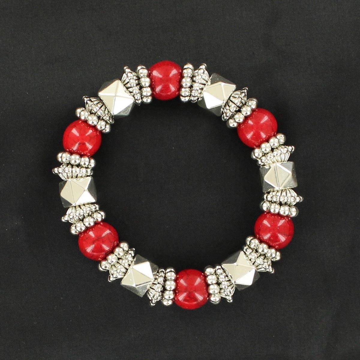 Blazin Roxx Beaded Stretch Bracelet