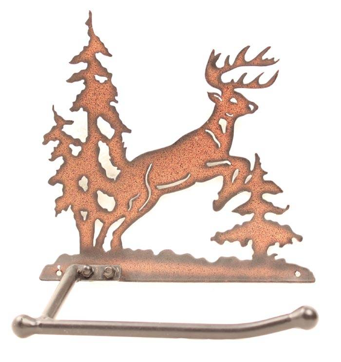 Western Moments Deer Toilet Paper Holder