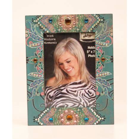 Western Moments Paisley Blinged Frame
