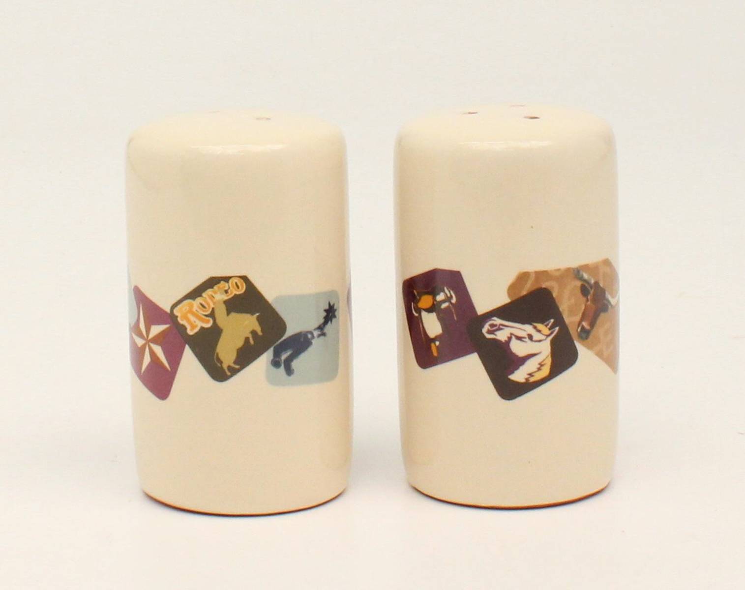 Western Moments Retro Western Salt/Pepper Shakers