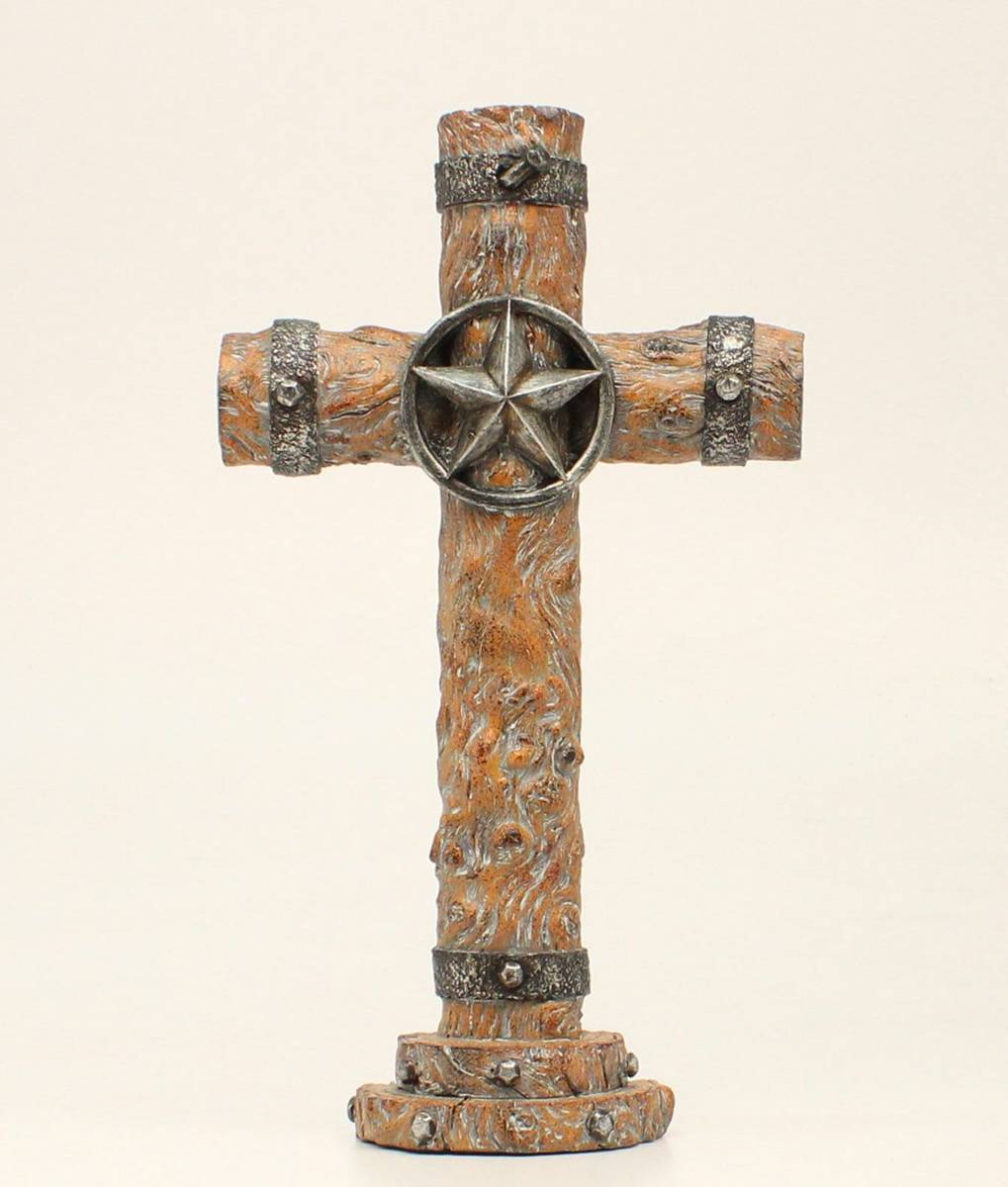 Western Moments Tree Trunk Table Cross