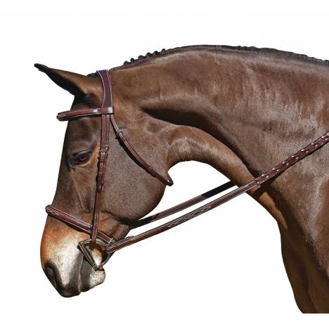 M. Toulouse Platinum Liza Snaffle Hunter Bridle