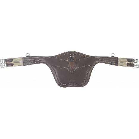 M. Toulouse Platinum Belly Guard Jumper Girth-Padded Leather