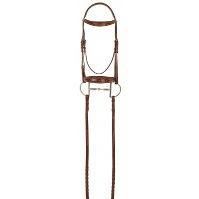 Pessoa Pro Fancy Stitched Tapered Bridle