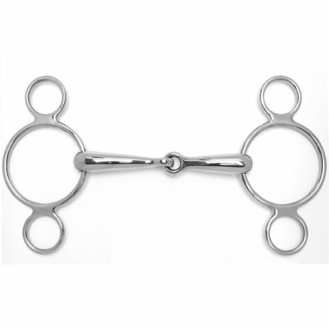 Toklat 3-Ring Continental Gag Snaffle - 18Mm