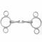Toklat 3-Ring Continental French Link Gag Bit - 21Mm