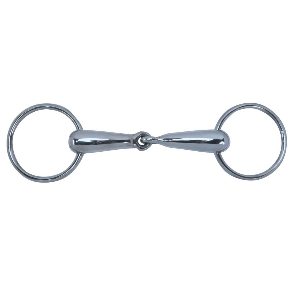 Toklat Loose Ring Hollow Mouth Snaffle Bit - 21Mm