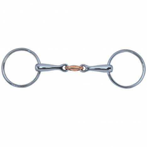 Toklat Loose Ring Copper Three-Piece Bean Snaffle Bit