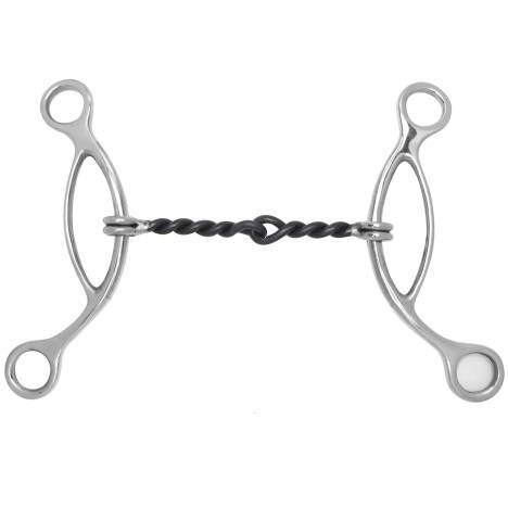 Toklat Large Twisted Sweet Iron H Gag Snaffle Bit