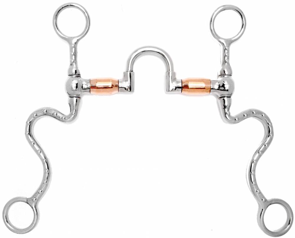 Toklat Stainless Steel Flat Shank Copper Inlay Correctional Bit