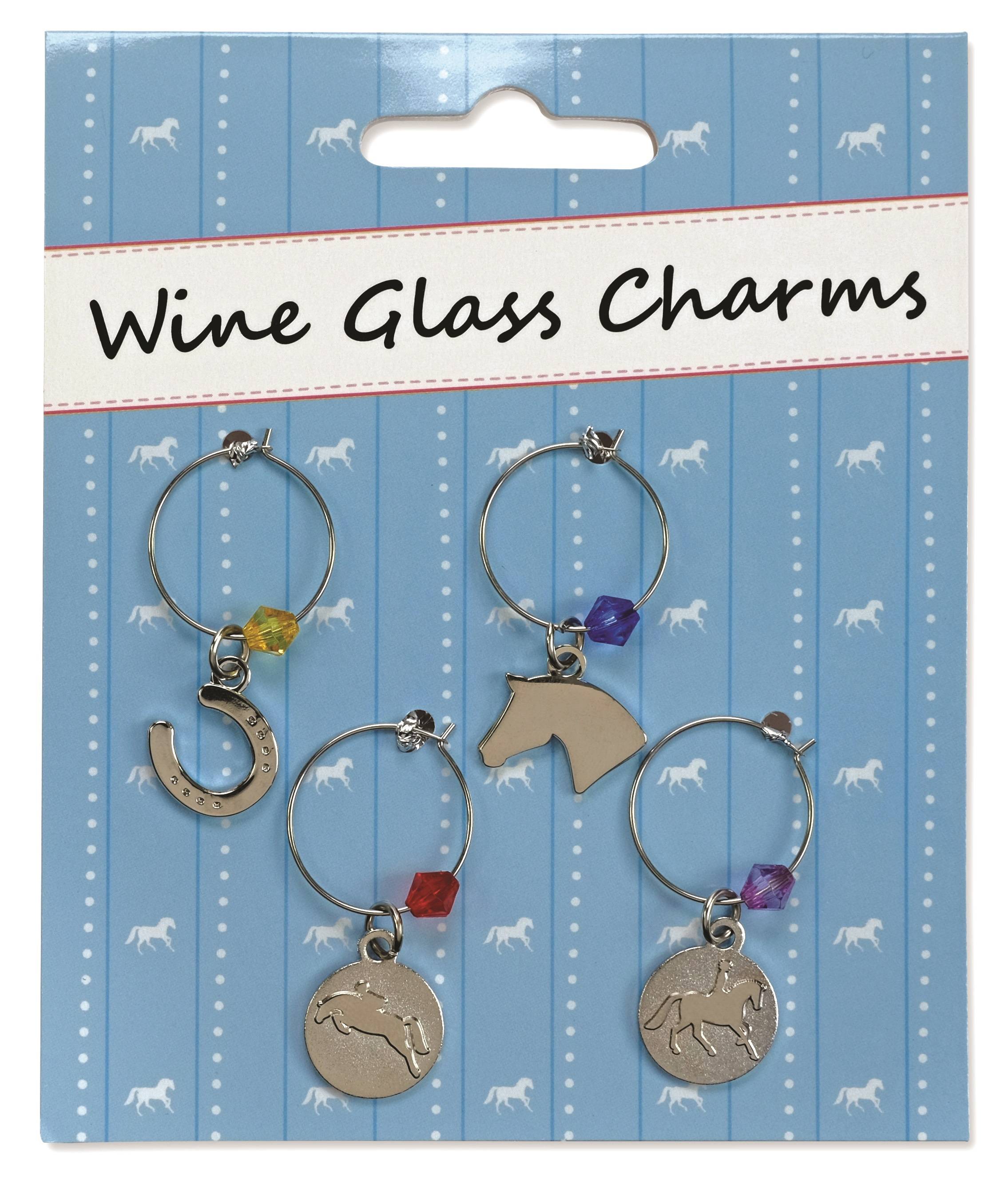 Kelley Wine Glass Charms - set of 4