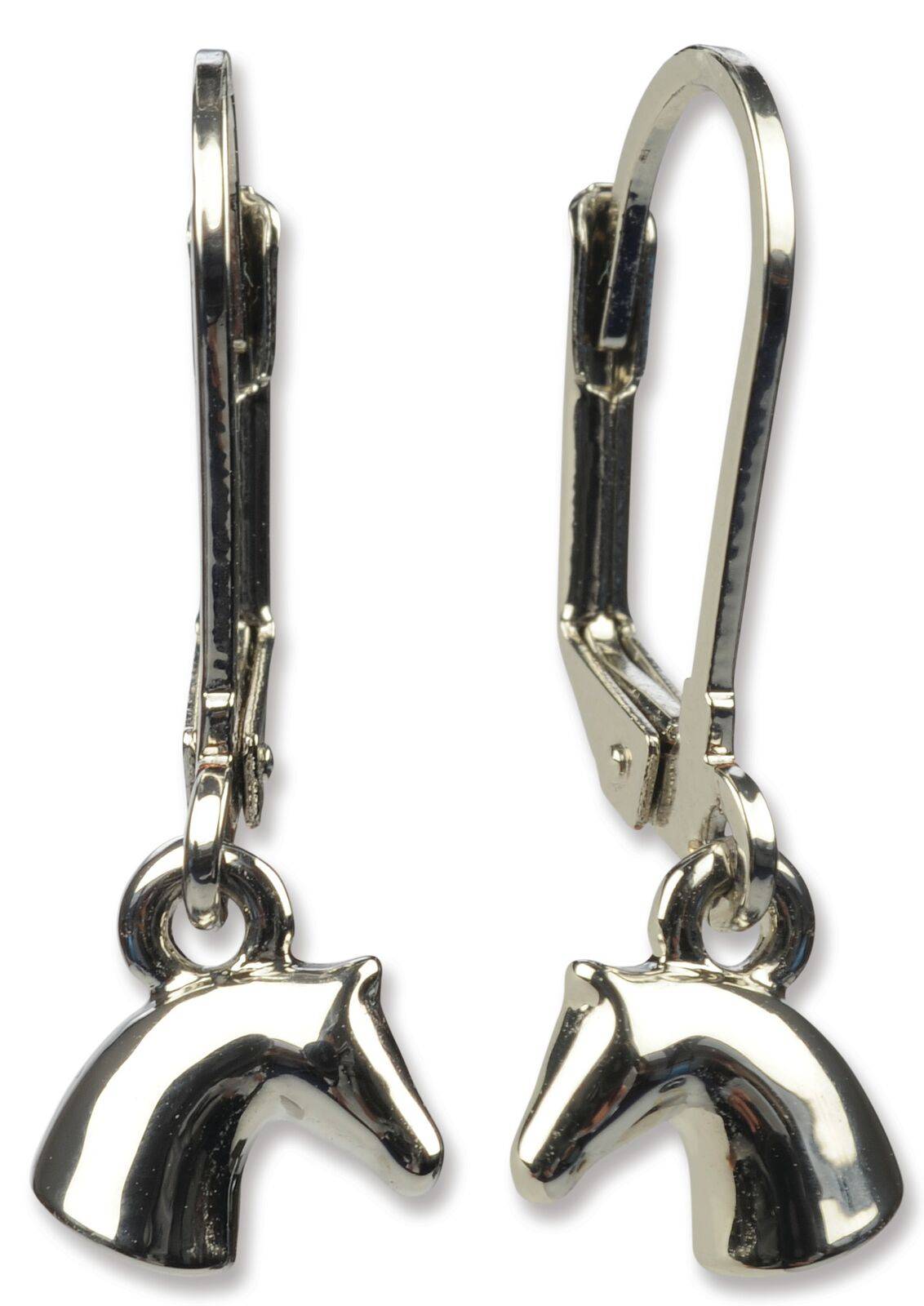 Kelley 3D Horse Head Earrings in Tin Gift Box