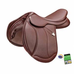 Bates Caprilli Close Contact+ Extended Flap Luxe Leather CAIR