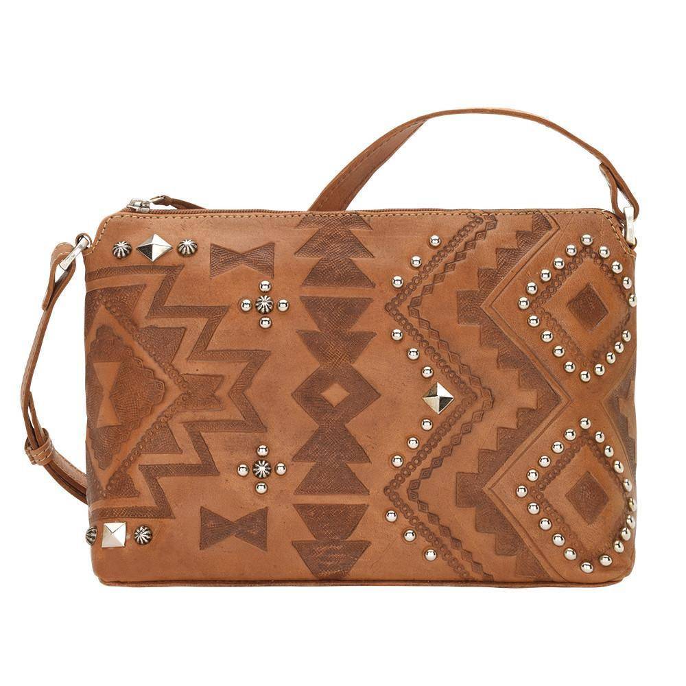 5-926218 American West Nomad Heart Zip Top Crossbody Bag sku 5-926218