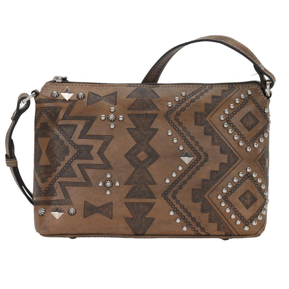 5-926222 American West Nomad Heart Zip Top Crossbody Bag sku 5-926222