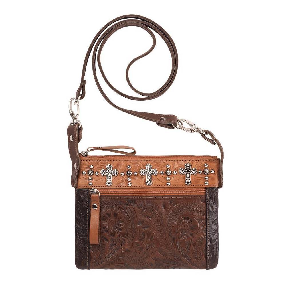 American West Trail Rider Hip/Crossbody Bag - Crosses