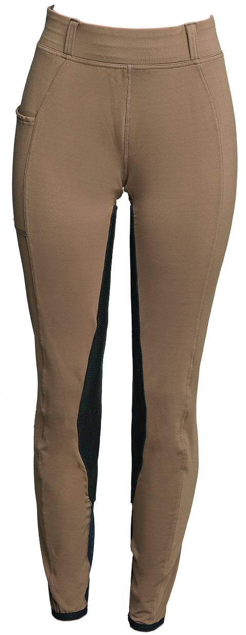 5-928055 Fits All Season Full Seat Breeches - Ladies - Haze sku 5-928055