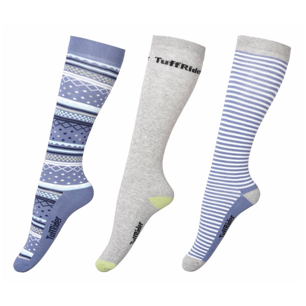 TuffRider Ladies Hera Knee-Hi Socks - 3 Pack