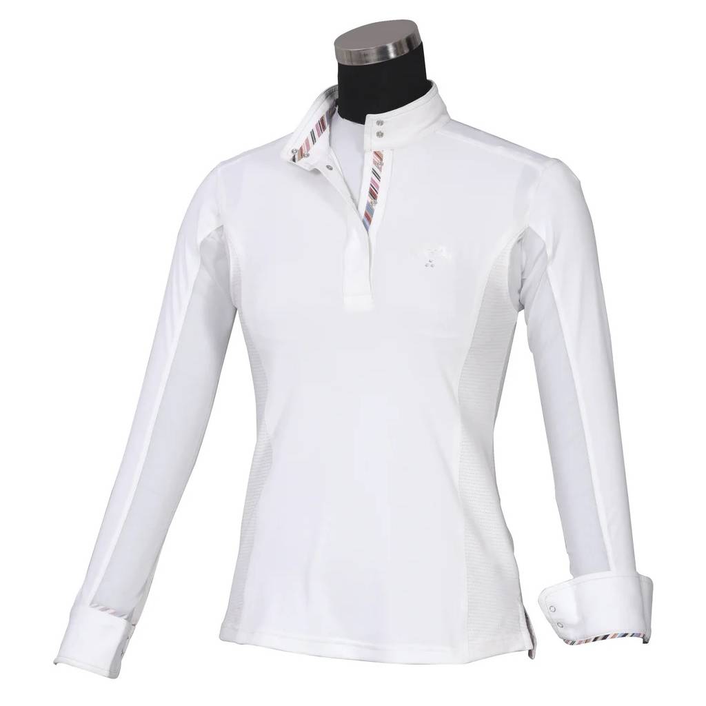 Equine Couture Cara Long Sleeve Show Shirt - Ladies