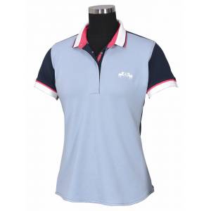 Equine Couture Pearl Short Sleeve Polo Shirt - Ladies
