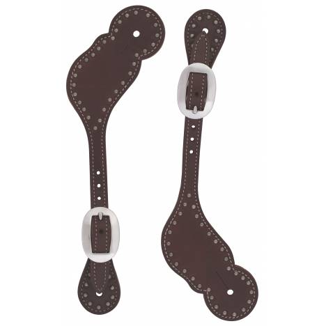 Weaver Working Tack Spur Straps with Spots