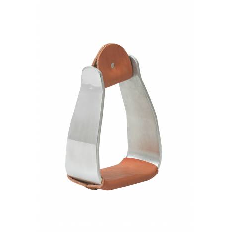 Weaver Sloped Aluminum Stirrups with Leather