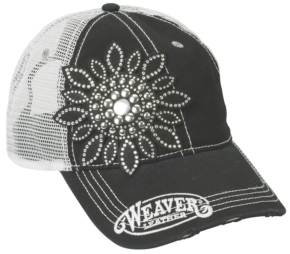 Weaver Ladies Crystal Flower Cap