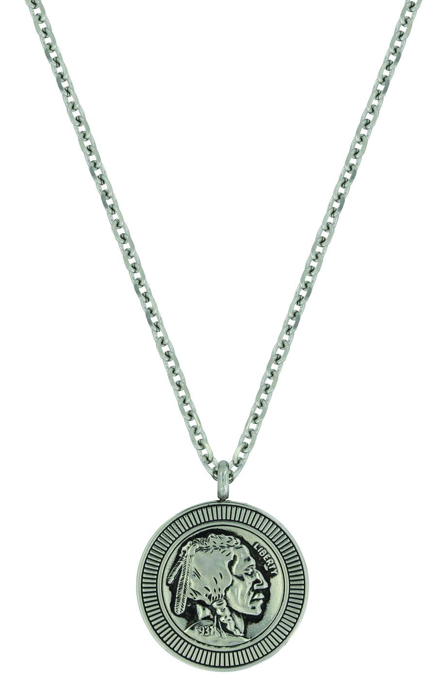 5-935641 Montana Silver Buffalo Nickel Necklace sku 5-935641