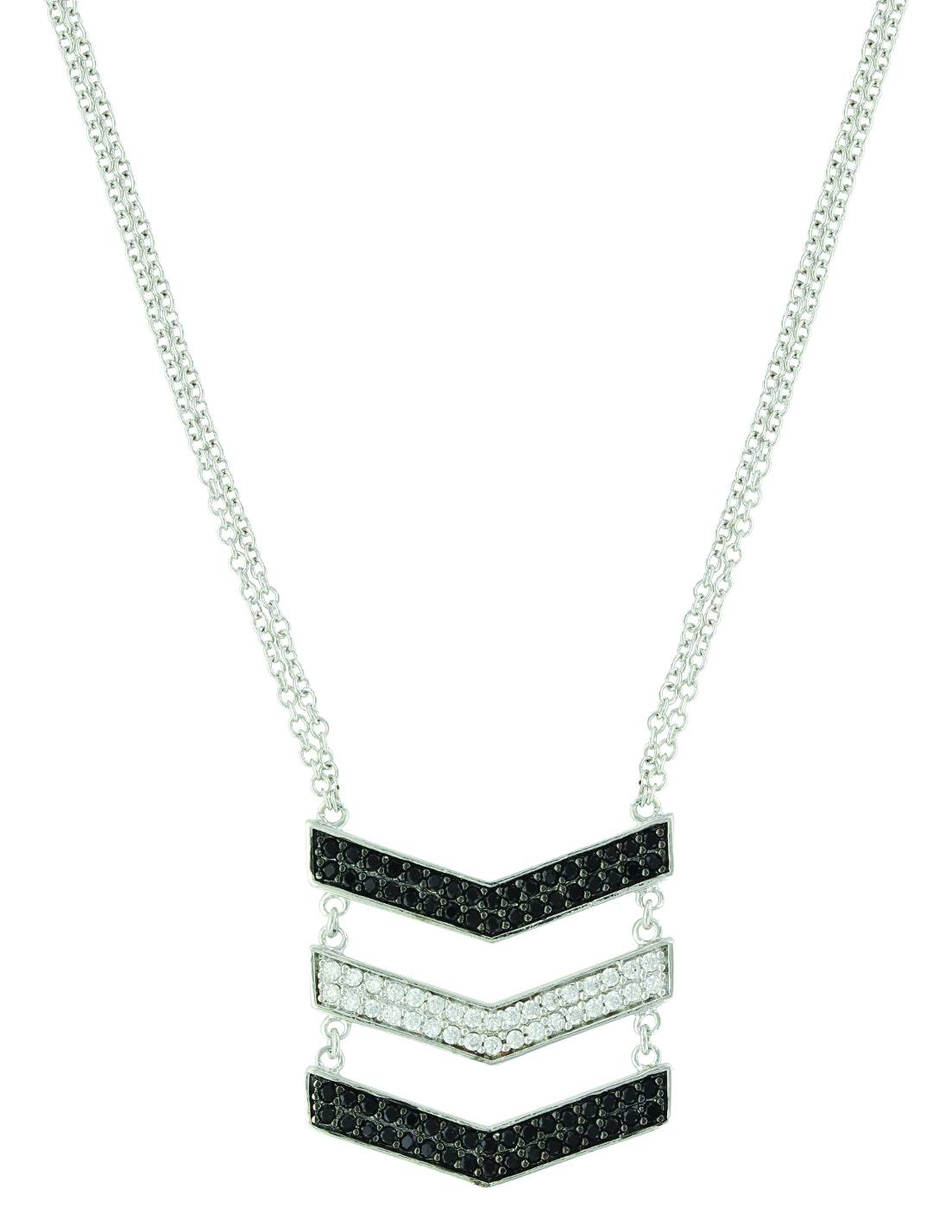 Montana Silver Chevron Suspension Necklace