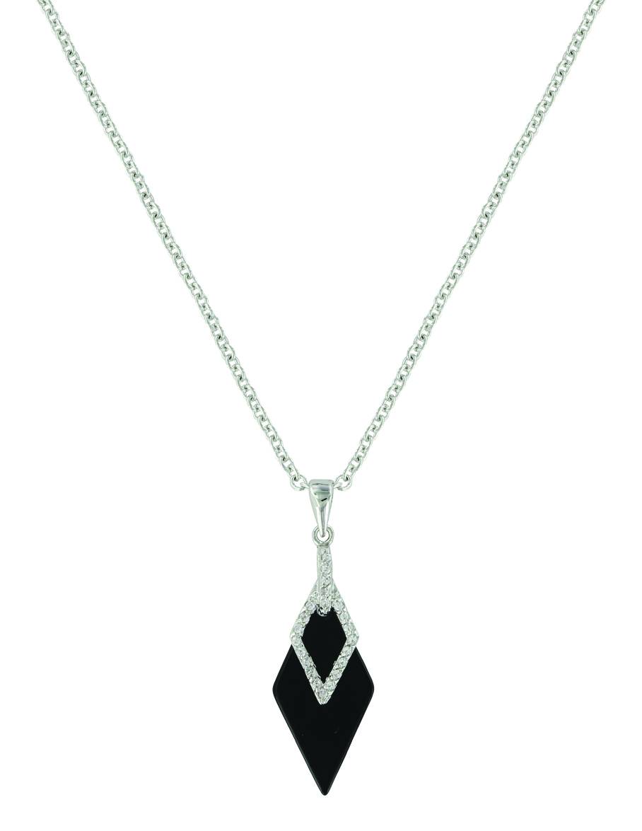 Montana Silver Midnight Double Diamond Necklace