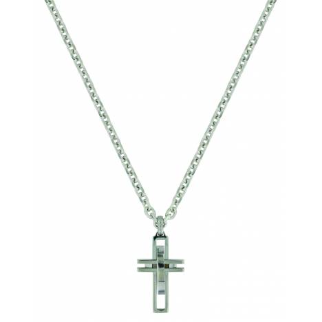 Montana Silver Modern Art Cross Necklace