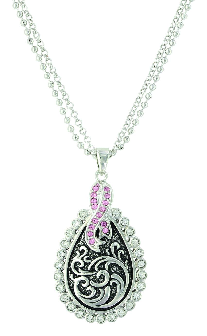 Montana Silver Tough Enough to Wear Pink Filigree Necklace