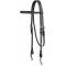 Browband Headstall With Basket Tooling And Tie Ends