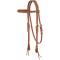 Tough-1 Zig Zag Tool Browband Headstall w/Tie Ends