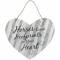 Gift Corral Heart Shaped Metal Sign
