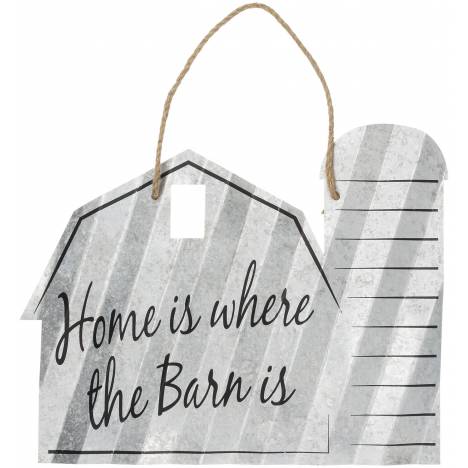 Barn Sign 20" - Home Is Where Horse