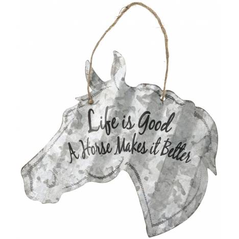 Horse Sign 5" - Life Is Good