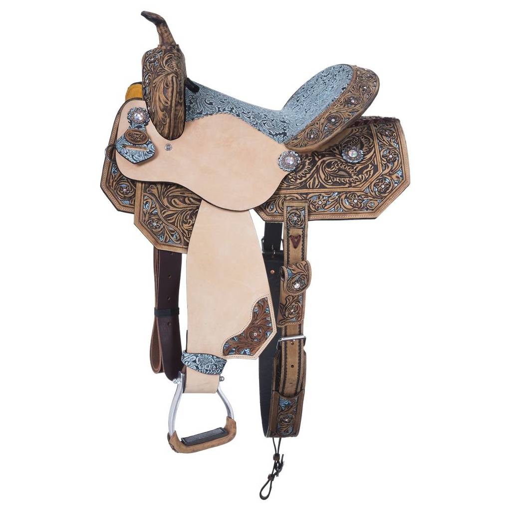 Silver Royal Skylar Collection Barrel Saddle