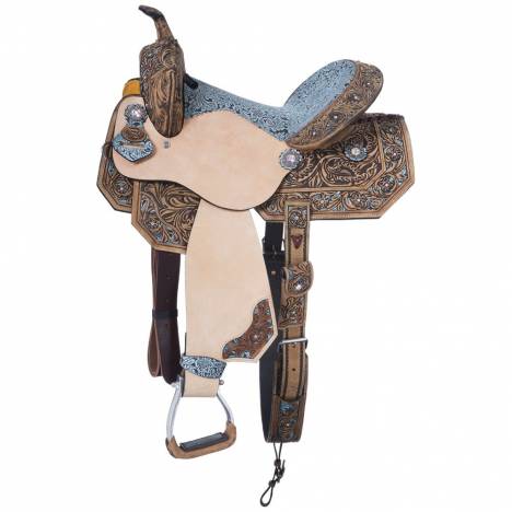 Silver Royal Skylar Collection Barrel Saddle