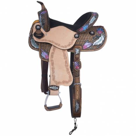 Silver Royal Delilah Collection Barrel Saddle