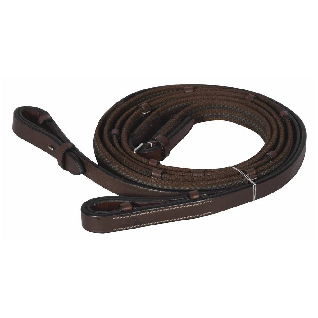 Henri de Rivel Rubber Lined Web Reins